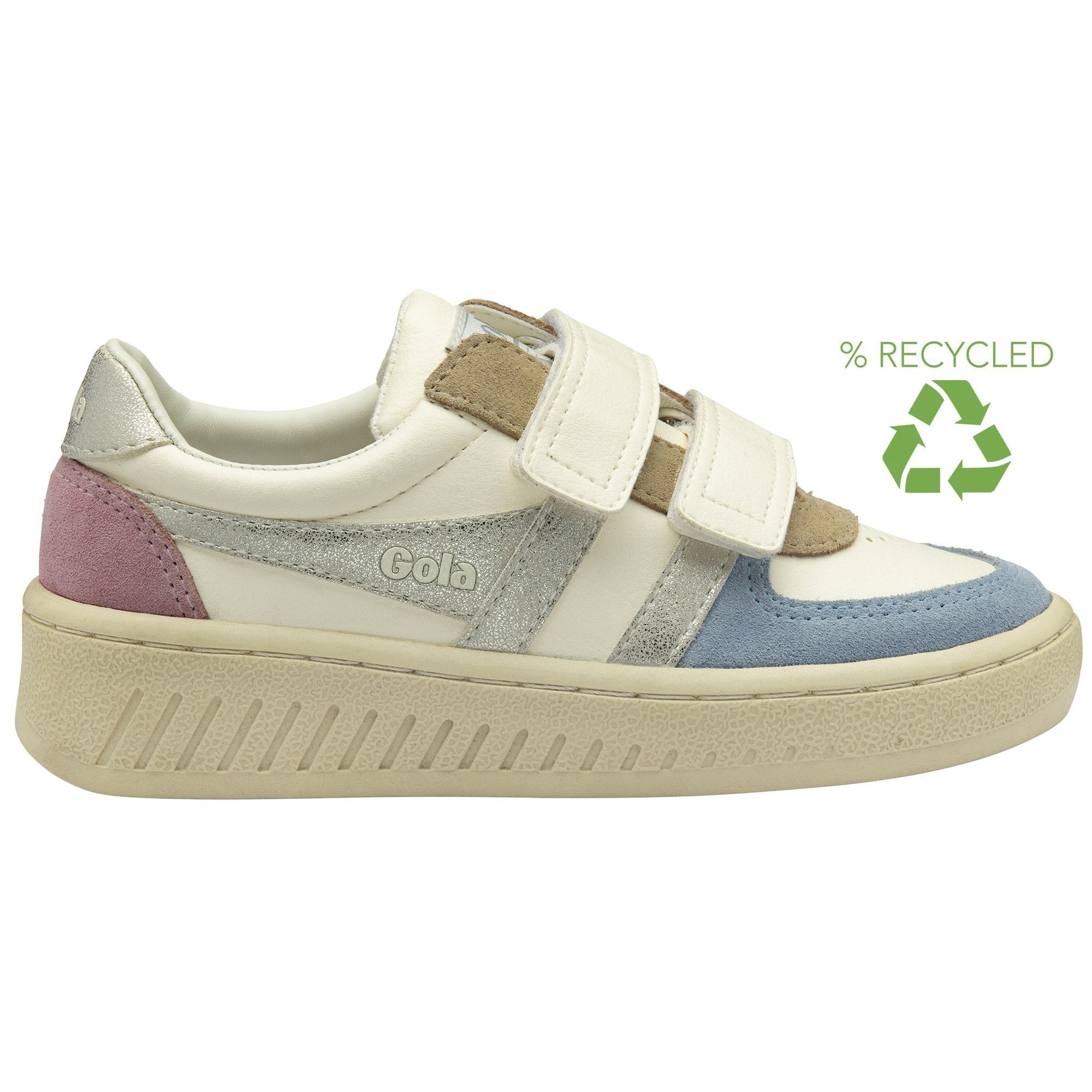 Gola Classics Kids' Grandslam Quadrant Strap Sneakers